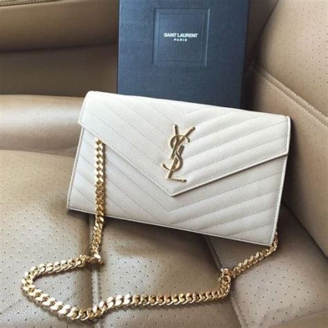 ysl tasche weiß|saint laurent taschen.